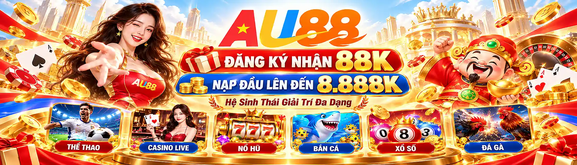 banner pc thương hiệu AU88